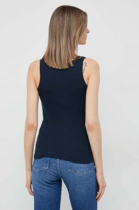 Pepe Jeans top Winona femei, culoarea albastru marin