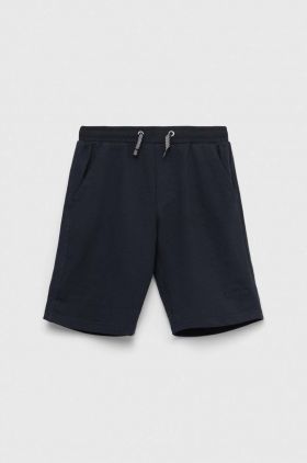 CMP pantaloni scurti copii culoarea albastru marin, neted