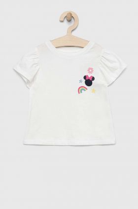 GAP tricou de bumbac pentru copii x Disney culoarea albastru marin