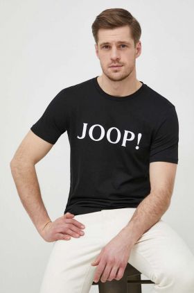 Joop! tricou din bumbac culoarea negru, cu imprimeu