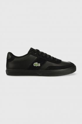 Lacoste sneakers din piele COURT-MASTER PRO culoarea negru, 44SMA0084