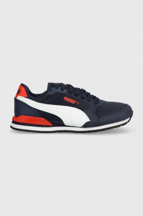 Puma sneakers pentru copii ST Runner v3 Mesh Jr culoarea albastru marin