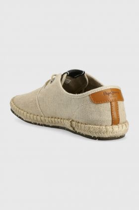 Pepe Jeans espadrile TOURIST culoarea bej, PMS10316