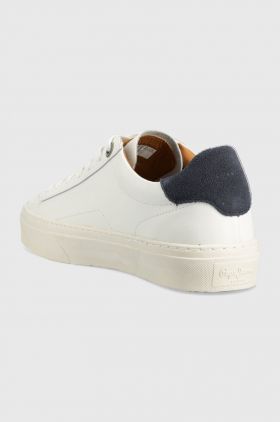 Pepe Jeans sneakers din piele YOGI culoarea alb, PMS30930