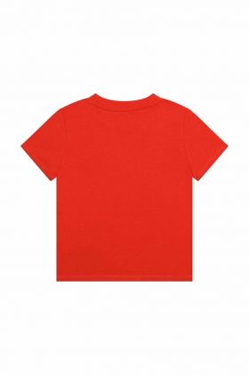 Kenzo Kids tricou de bumbac pentru copii culoarea rosu, cu imprimeu