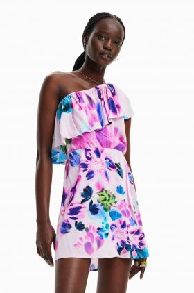 Desigual rochie mini, drept