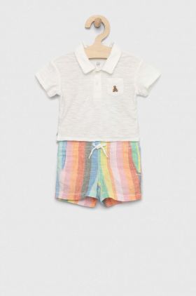 GAP compleu bebe culoarea alb