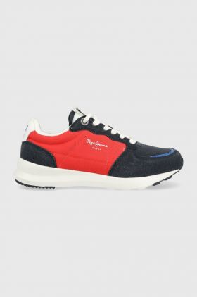 Pepe Jeans sneakers pentru copii York Mix B culoarea rosu