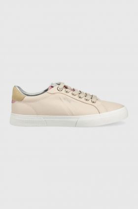 Pepe Jeans tenisi KENTON femei, culoarea roz, PLS31444