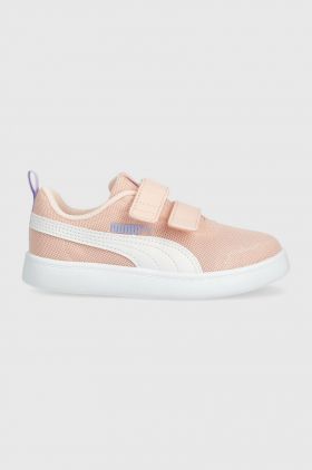 Puma sneakers pentru copii Courtflex v2 Mesh V PS culoarea roz