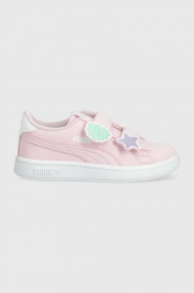 Puma sneakers pentru copii Puma Smash v2 Mermaid V PS culoarea roz