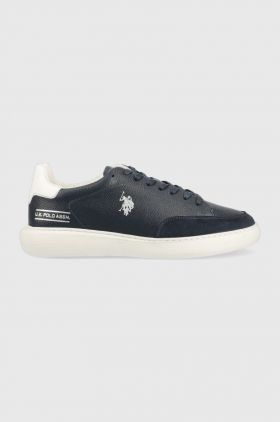 U.S. Polo Assn. sneakers din piele CRYME culoarea albastru marin, CRYME005M