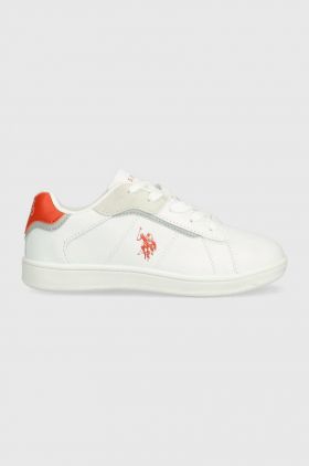 U.S. Polo Assn. sneakers pentru copii culoarea alb