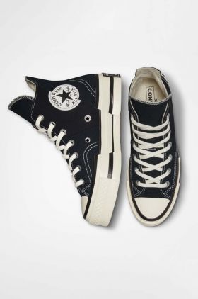 Converse teniși Chuck 70 Plus culoarea negru, A00916C