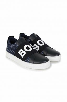 BOSS sneakers pentru copii culoarea albastru marin