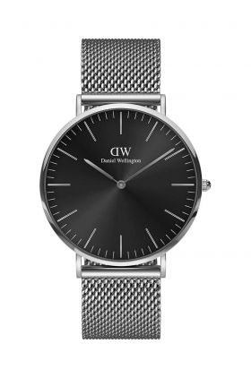 Daniel Wellington ceas barbati, culoarea argintiu