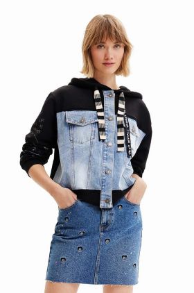 Desigual fusta jeans mini, drept