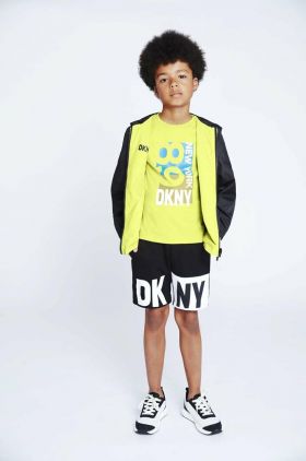 Dkny pantaloni scurti copii culoarea negru