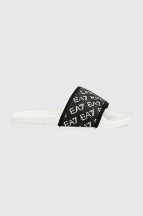 EA7 Emporio Armani papuci XCP010 XK340 A120 culoarea negru