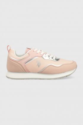 U.S. Polo Assn. sneakers pentru copii culoarea roz