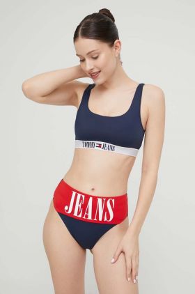 Tommy Jeans bikini brazilieni culoarea albastru marin