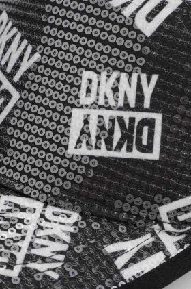 Dkny șapcă de baseball pentru copii culoarea negru, modelator