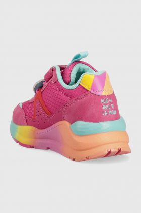 Agatha Ruiz de la Prada sneakers pentru copii culoarea roz