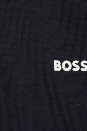 BOSS tricou bebe culoarea albastru marin, cu imprimeu