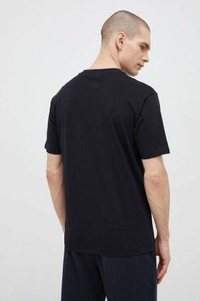 New Balance tricou din bumbac culoarea negru, cu model MT31541BK-1BK