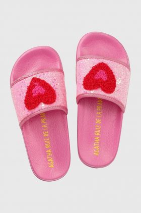 Agatha Ruiz de la Prada slapi copii culoarea roz