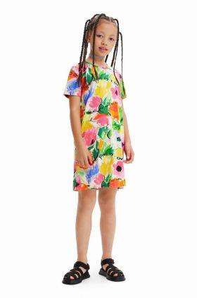 Desigual rochie din bumbac pentru copii mini, evazati