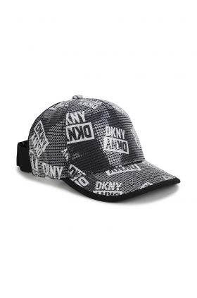 Dkny șapcă de baseball pentru copii culoarea negru, modelator