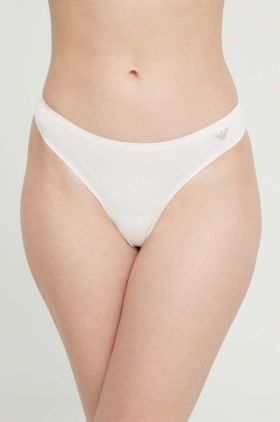 Emporio Armani Underwear chiloti culoarea bej