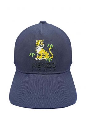 Kenzo Kids șapcă din bumbac pentru copii culoarea albastru marin, cu imprimeu