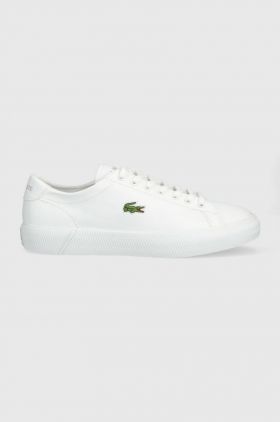 Lacoste sneakers din piele GRIPSHOT culoarea alb, 41CMA0014