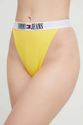 Tommy Jeans bikini brazilieni culoarea galben