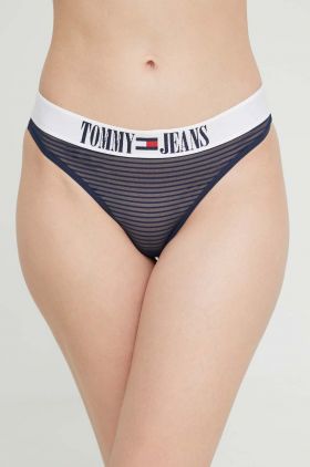Tommy Jeans tanga culoarea albastru marin