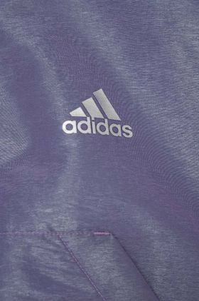 adidas bluza copii G D WV HD HLFZP culoarea violet, cu glugă, neted