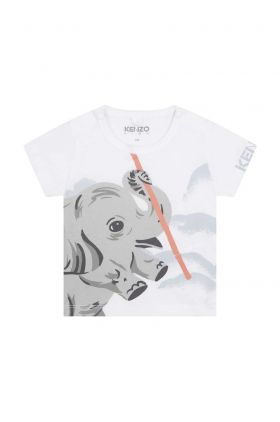 Kenzo Kids compleu copii culoarea alb