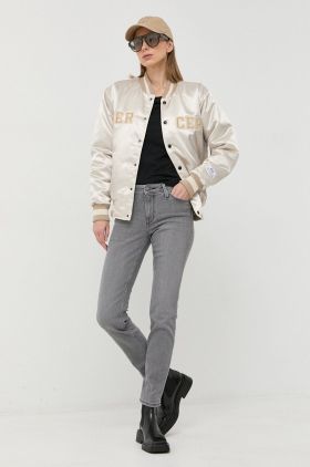 Mercer Amsterdam geaca bomber culoarea auriu, de iarna