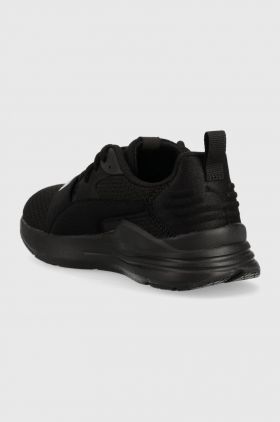 Puma sneakers pentru copii Puma Wired Run Pure Jr culoarea negru