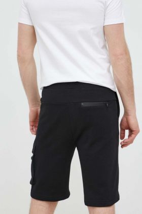 North Sails pantaloni scurti din bumbac culoarea negru