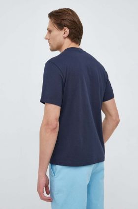 North Sails tricou din bumbac barbati, culoarea albastru marin, cu imprimeu