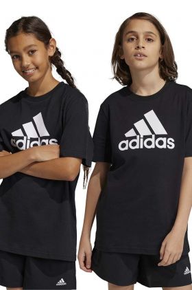 adidas tricou de bumbac pentru copii U BL culoarea negru, cu imprimeu