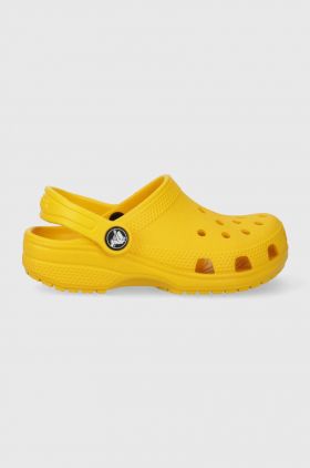 Crocs slapi copii culoarea galben