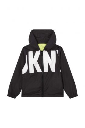 Dkny geaca reversibila pentru copii culoarea negru