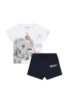 Kenzo Kids compleu copii culoarea alb