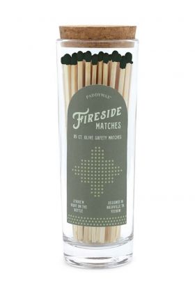 Paddywax chibrituri într-un borcan de sticlă Fireside Safety Matches 85-pack