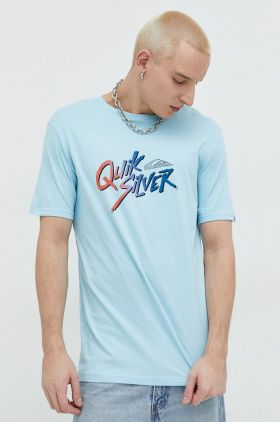 Quiksilver tricou din bumbac cu imprimeu