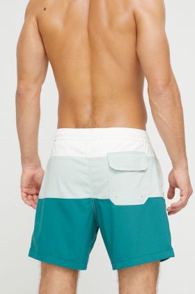 Abercrombie & Fitch pantaloni scurti de baie culoarea verde